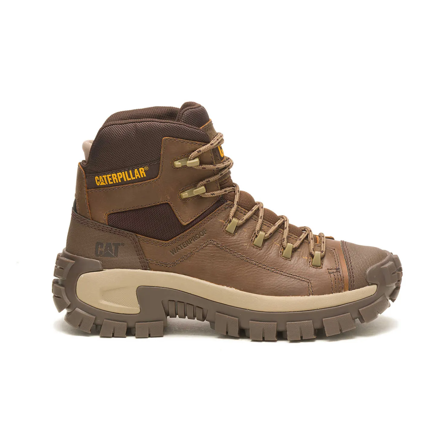 Cat Footwear Invader Hiker Waterproof Work Boot^ Lightweight | Slip Resistant