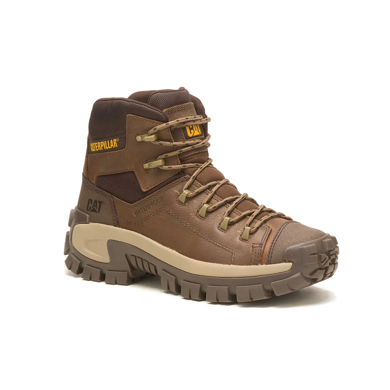 Cat Footwear Invader Hiker Waterproof Work Boot^ Lightweight | Slip Resistant