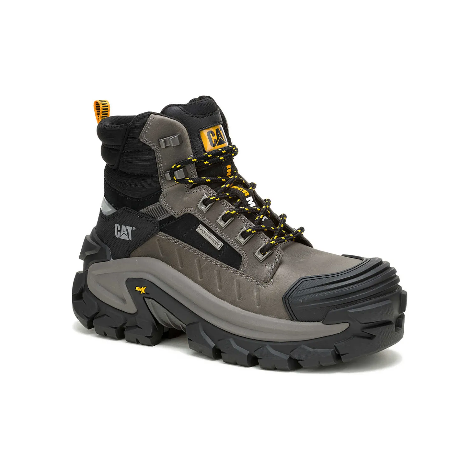 Cat Footwear Invader Max Waterproof Composite Toe Work Boot^ Slip Resistant | Waterproof