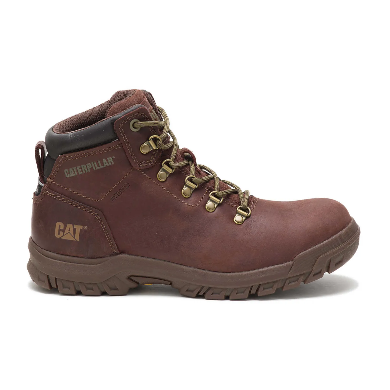 Cat Footwear Mae Steel Toe Waterproof Work Boot^Women Slip Resistant | Waterproof