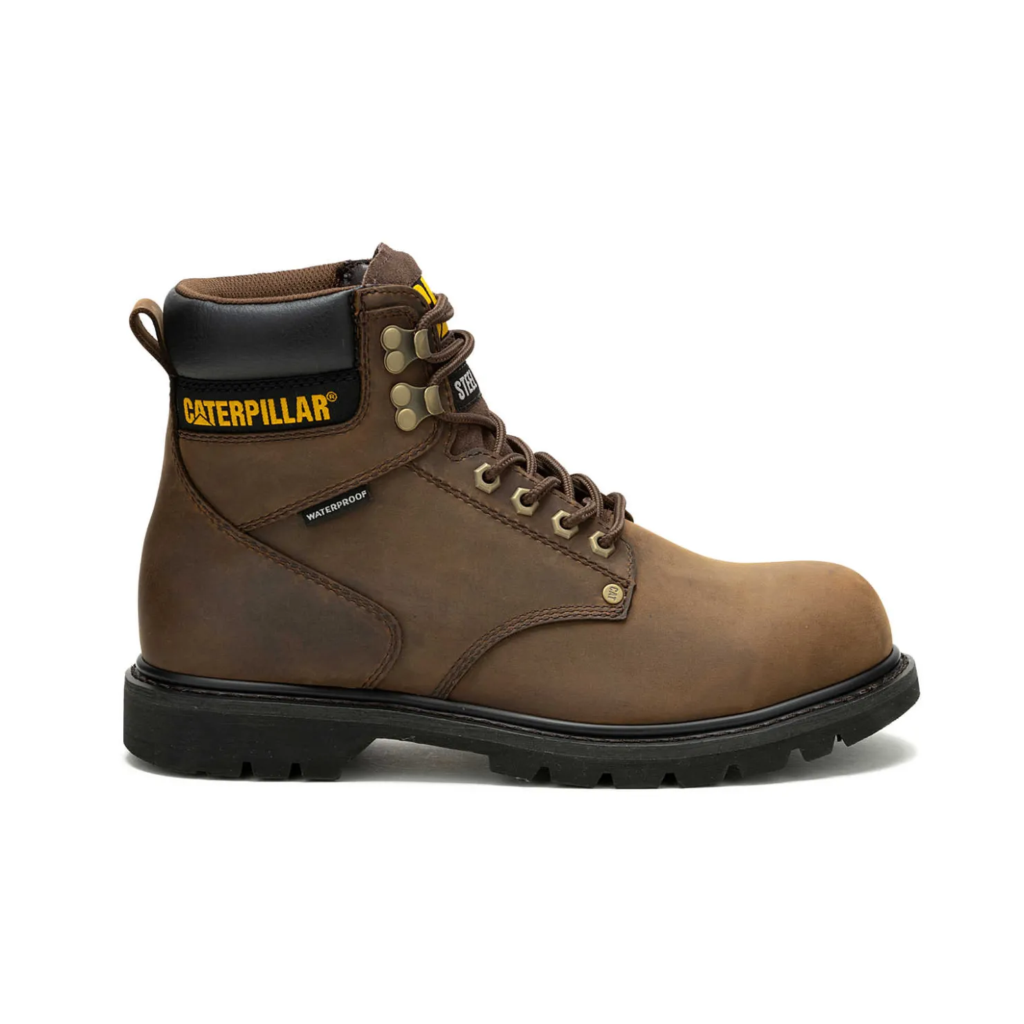 Cat Footwear Second Shift Waterproof Steel Toe Work Boot^ Slip Resistant | Waterproof