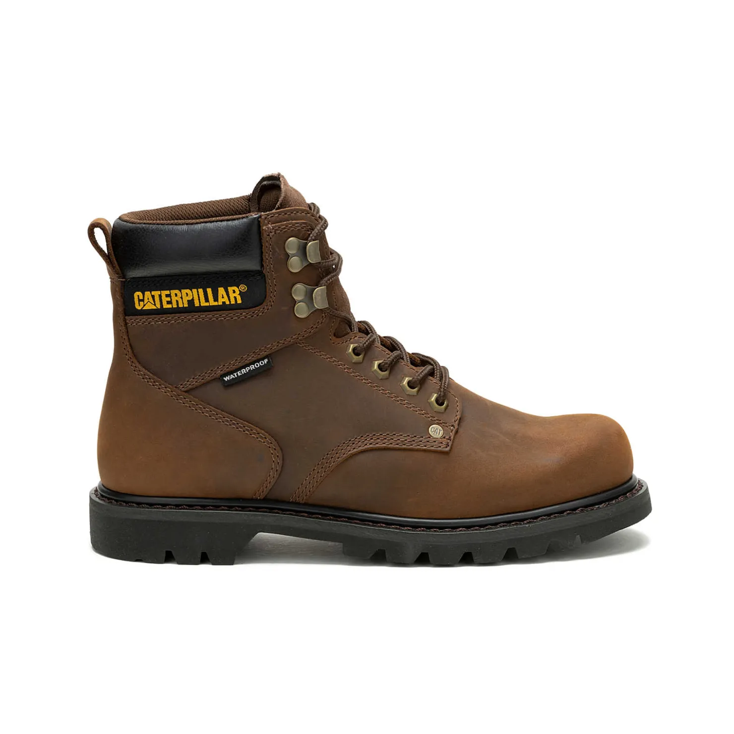 Cat Footwear Second Shift Waterproof Work Boot^ Lightweight | Slip Resistant