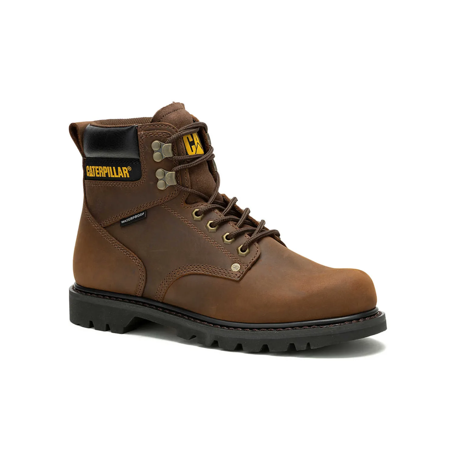 Cat Footwear Second Shift Waterproof Work Boot^ Lightweight | Slip Resistant