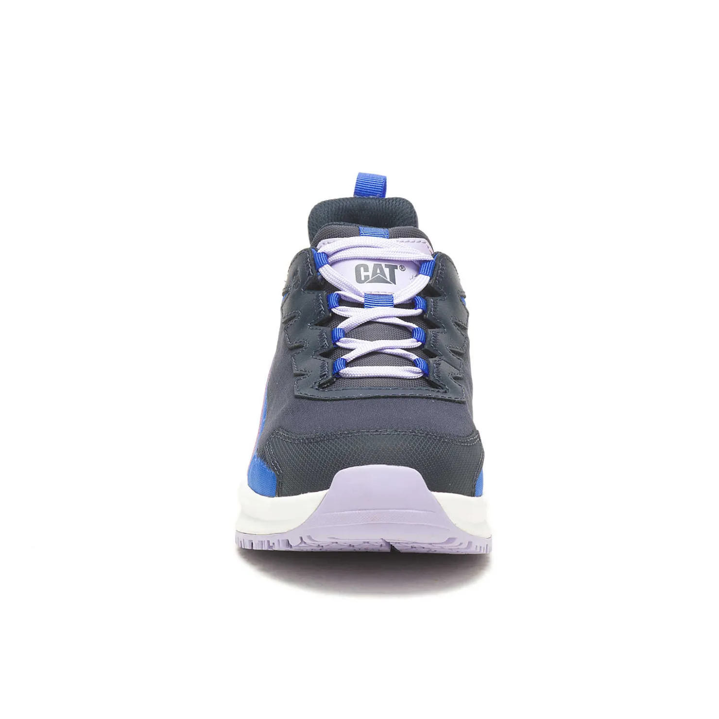 Scarpe da lavoro Donna CAT Runner: Design ergonomico con punta in carbonio ultraleggera, tecnologia antiscivolo e proprietà antistatiche per massima sicurezza nei movimenti dinamici.