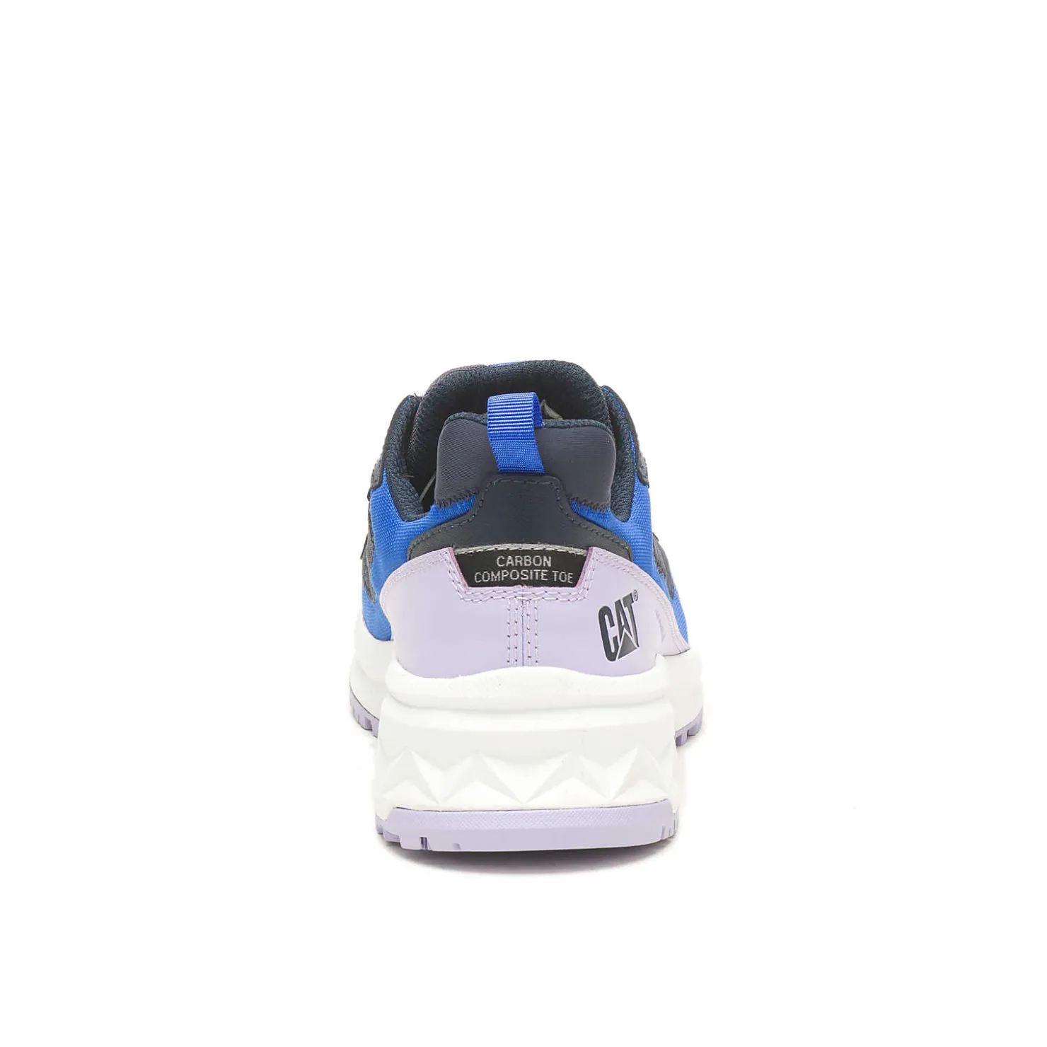 Scarpe da lavoro Donna CAT Runner: Design ergonomico con punta in carbonio ultraleggera, tecnologia antiscivolo e proprietà antistatiche per massima sicurezza nei movimenti dinamici.