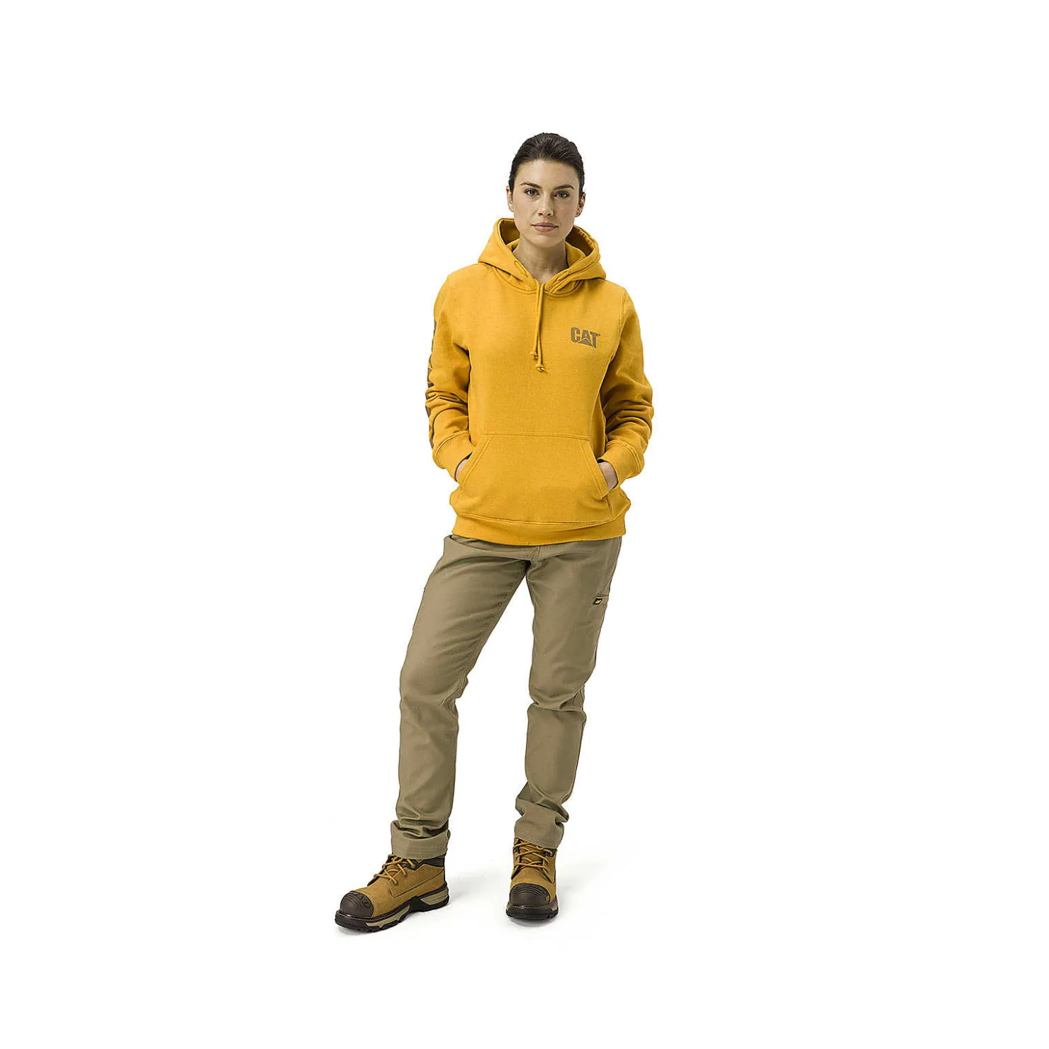 Cat Footwear Trademark Banner Pull Over Hoodie^Women Tops & Outerwear